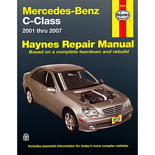 Mercedes benz klasse 07 - c-klasse, 01-07